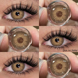 Color Contact Lenses For Eyes 1pair Yearly Natural Eye Green Color Lens Cosmetic Soft Eye Lenses Beauty Pupils Blue Lenses