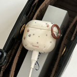 Korean Cartoon Cute Retro Style Earphone Case For AirPods Pro 2 Air Pods 2 3 4 Wireless Bluetooth Headphone Cover Puppy Pendant