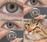 Colored Contacts Lenses with Myopia Naturally Gray Brown Beautiful Pupils with Degree Blue Eyes Lenses Fast Shipping