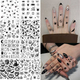 8 Sheets Halloween Realistic Black Widow Tarantula Spider Temporary Tattoo Sticker For Adult Hand, Waterproof Durable Fake Tatoo