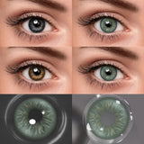 Green Colored Contact Lenses Soft Lenses For Daily Makeup Cannes