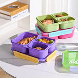 Food Grade Sealed Lunch Box with Spoon Microwave‑Safe Large Capacity Leak Proof Bento Box Office Worker Food Storage Container