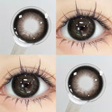 1 Pair Brown Eye Lenses Korean Natural Lenses Color Contact Lenses Eyes with Degree Gray Beautiful Pupil Fast Shipping