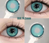 1 Pair New Style Colored Contact Lenses with Diopter Myopia Eyes Pink Contacts Lens Beauty Puppiletes Makeup Yearly