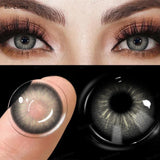 1 Pair Colored Contact Lenses Pupils Fashion Brown Lenses for Makeup Cosplay Lenses High Quality Natural Pupils Year