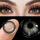 1 Pair Colored Contact Lenses Pupils Fashion Brown Lenses for Makeup Cosplay Lenses High Quality Natural Pupils Year
