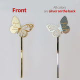 Personalised Butterfly Drink Stirrers Wedding Decoration Party Cocktail Bar Sticks Custom Name Wedding Table Centerpiece Favor