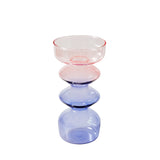 Lilac Glass Candlesticks Candle Holders Wedding Table Centerpieces Nordic Home Decoration Christmas Gift Glass Candle Holder