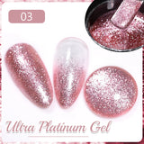 7.5ML Green Crystal Cat Magnetic Gel Nail Polish Shiny Green Glitter Cat Eye Gel For Manicure Soak Off UV Nail Art Varnish