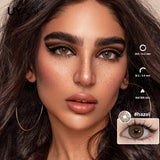 Series Color Contact Lenses Natual Brown Color Lens Beauty Blue Eyes Contact Makeup Green Pupils Gray Lens