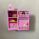Creative Cute Mini White Refrigerator Personality Decoration Decoration Home Photos Refrigerator Magnets