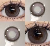 Contact Lenses Myopia Prescription Lenses With Diopters Grey Colored Contacts Lens for Eyes Cosmetics Beauty Pupil