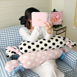 Velvet Candy Pillow Removable And Washable Column Bed Roll Cushions Head Supporter Back Leg Body Wave Point Pillow Cushion