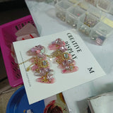 Handmade Nail Shot of Spicy Girl Heavy Industry Metal Lost Paradise Subculture Super Cool Spicy Girl Dark Personality  Nails