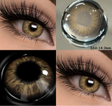 2pcs Hot Fashion Contact Lenses for Eyes Color Gray Pupils Korean Natural Brown Lenses Blue Contact Lens Soft Cosmetic