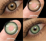 1Pair Color Contact Lenses for Eyes Cosmetics Blue Contact Lenses Brown Natural Contact Lens Gray Pupils Green Contacts