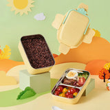 Radish Shape Lunch Box, Children's Food Box, Stainless Steel Bento Box with Carrying Handle, Creative Food Containers