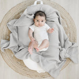 2PC/Set Baby Swaddle Blanket Bedding Soft Cotton Muslin Receive Blankets for Newborn Baby Wrap Stroller Cover Babies Acceesories