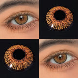 14.2mm Half Yearly Small Pupil Natural Tone Soft Colored Contact Lenses All Day Hydrating Cosmetic Lens For Daily Wear