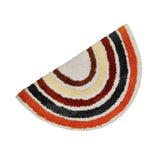 Tufted Rainbow Bathroom Mat Soft Tufting Colorful Bedroom Carpet Bathmat Rug Non Slip Pad Aesthetic Home Room Decor 45x80cm