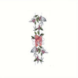 1 Sheet Hand Flower Ring Tattoo Sticker Waterproof Lasting Temporary Tattoo
