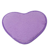 Plush Living Room Carpet Heart Shaped Bedroom Bedside Mat Cute Girl Bay Window New Home Textile Thickened Rug Pinterest