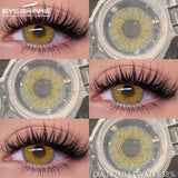 1 Pair Colored Contact Lenses for Eyes Natural Look Brown Eye Lenses Gray Pupils Lens Blue Lenses Green Eye Contacts