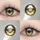 2Pcs Halloween Cosplay Color Contact Lenses for Eyes Crazy Red Anime Accessories Yellow Blue Pupilentes Fast Shipping