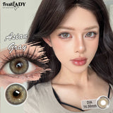 1 Pair Colored Contact Lenses Natural Brown Pupils Eyes Contact lenses Green Soft Contacts 14.50mm
