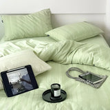 Class A 60S Pure Cotton Bedding Sets Jacquard Cotton Skin Friendly Comforter Cover Set Girl Duvet Cover Set for Queen King Size