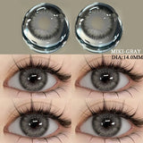 1 Pair Colored Contact Lenses for Eyes Natural Look Brown Eye Lenses Gray Contact Blue Lenses Eye Cosmetics Yearly Use