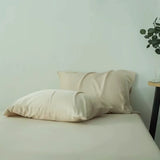 2Pcs Pillowcases 100% Bamboo Fiber Cooling Anti-bacterial Solid Color Hotel Home Summer Envelope Style Pillow Covers 50x75cm