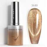 Cat Eye Gel Nail Polish 10ml Hema Free TPO Free Autumn Gel Polish Collection Coffee Warm Fall Winter Nails UV Resistent