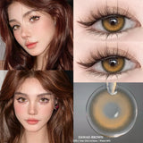 Contact Lenses 2 PCS For Eyes LUCIFER Blue Cosmetic Contacts Lenses  Beautiful  Yearly Color Contacted Natural Lenses