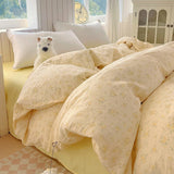 New Class A All-cotton Oxygen-enriched Double-layer Yarn Printed Quilt Cover Skin-friendly  Breathable Duvet Cover 220x240