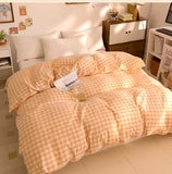 New All-cotton Class A Striped Washed Cotton Quilt Cover Skin-friendly and Comfortable Bedding Covers 160X210 220X240