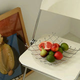 Nordic Large Table Metal Storage Tray Kitchen Fruit Cutlery Home Decorative Tray Bedroom Jewelry Organizer Serving Tray