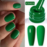 10ml Red Series Gel Nail Polish Winter Dark Red Glitter Nail Art Varnish Semi Permanent Soak Off UV LED Gel
