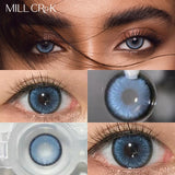 2Pcs Myopia Color Contact Lenses for Eyes with Diopters High Quality Beautiful Pupil Eyes Makeup Lens Fast Shipping