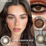 1 Pair Brown Color Contact Lenses for Eyes Big Eyes Natural Lenses Beautiful Pupils Cosmetics Gray Lens Color Women