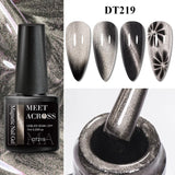 7ml Moonlight Magnetic Gel Nail Polish - Galaxy Effect,Soak-Off UV LED Glitter Gel for Shiny and Elegant Manicure