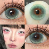 2pcs/pair Colored Contact Lenses for Eyes Gray Pupils Lens Fashion Blue Eye Contacts Green Lenses Brown Lenses Yearly