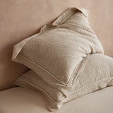 2 Pcs Class A  Linen Cotton Pillow Cases Wabi-sabi Aesthetic Beige Pillowcase for Bed Skin-friendly Bed Sleep Pillow Cover 48x74