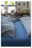 Fre Cotton Waed Stripe Bedding Set Pure Cotton Color Woven Bed eet Quilt Cover Pillowcase Comforter Cover Tee Piece Set