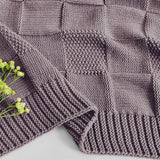 Bohemian New Waffle Sofa Knitted Blanket Cover Plane Office Nap Camping Leisure Soft Blanket Green Shawl Blanket Small Bed Cover