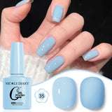 10ML Gel Nail Polish Solid Color Glass Gel Varnish Nail Art Gel Spring Summer Gel Nail Soak Off UV Gel Gel Vernis