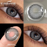 2pcs Natural Color Contact Lenses for Eyes Blue Eye Lenses Gray Pupils Lens Brown Lenses Yearly Cosmetic Green Contacts