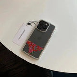 Funny Leopard Prints Panties Clear Phone Case for iPhone 15 14 13 16 12 Pro Max INS Creative Y2K Shockproof Back Cover