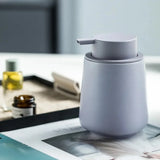 Nordic Ceramic Foam Bottle Simple Lotion Bottle Hand Sanitizer Bath Gel Shampoo Foam Press Bottle Bathroom Accessories