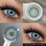 Colored Contact Lenses For Eyes 1pair Natural Eye Color Lens Cosmetic Soft Eye Lenses Beauty Pupils with Lens Case